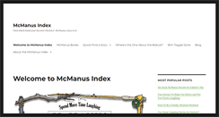 Desktop Screenshot of mcmanusindex.com