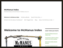 Tablet Screenshot of mcmanusindex.com